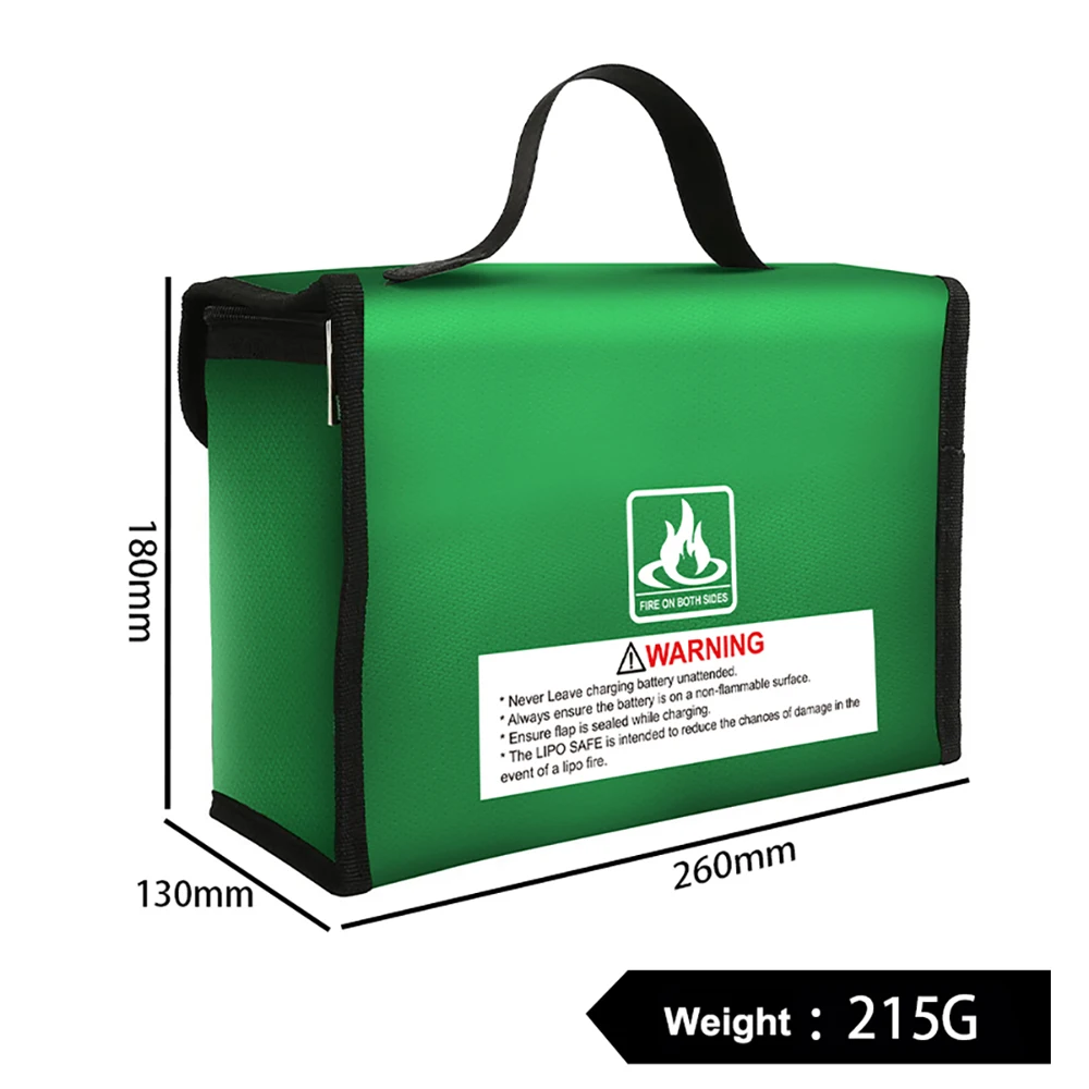 

Ovonic LiPo Battery Safe Bag Portable Handheld Flame Retardant Waterproof Storage for Safe Charging Large Capacity