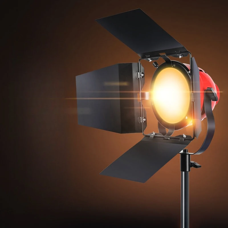 

800W red headlight LED photography filling light Warm light Live filling light