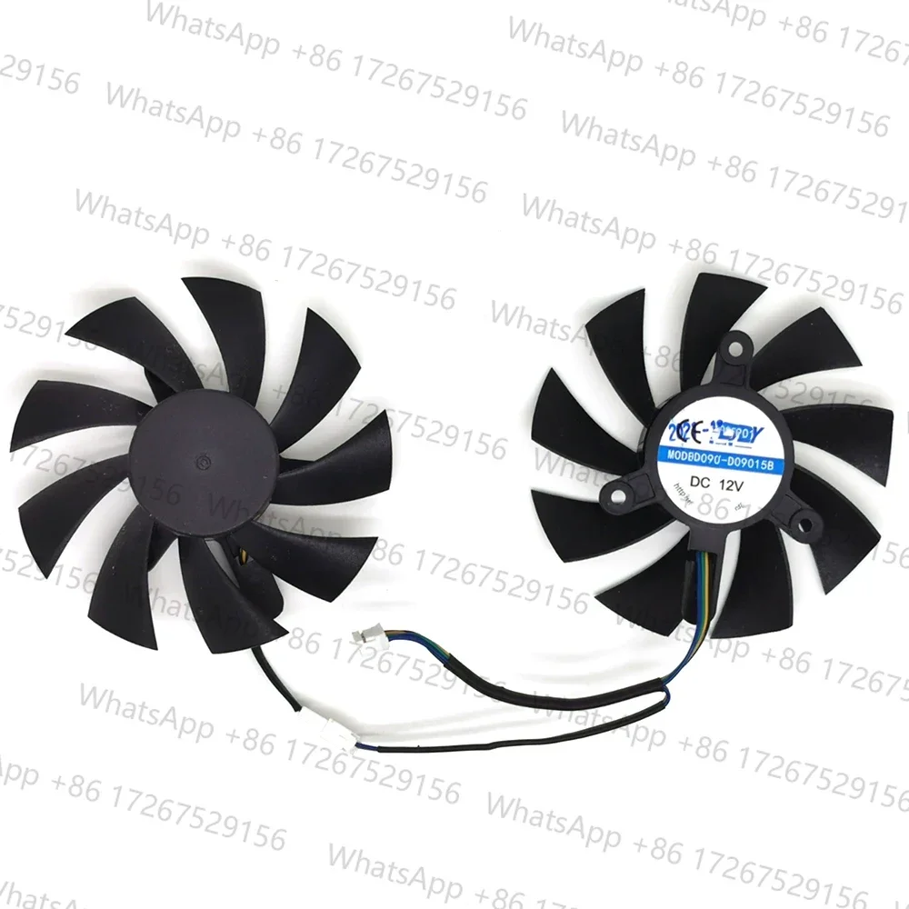 85MM szmz rx 580 RX580 8GB XY-D09015B Graphics Card Fan Fro ASROCK RX580 XY-D09015B