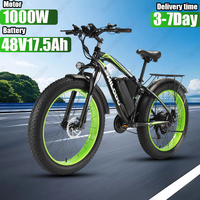H7PRO Aldult E Bike 1000W Motor 48V17.5AH Removable Lithium Battery Electric Bicycle 26-inch All-terrain Fat Tire Electric Bike