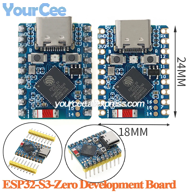 5 szt./1 szt. ESP32-S3-Zero ESP32S3 ESP32-C3-Zero ESP32C3 ESP32 2.4G Wi-Fi Bezprzewodowy Moduł Rozwojowy z Rdzeniem Ble — zdjęcie produktu 2