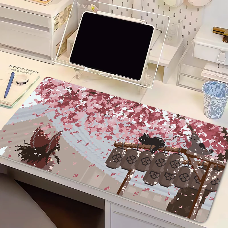 

Mouse Pad Multi Size Gamer Keyboard Pad Anime Scenery Desk Mat Pixel Art Extended Mausepad Office PC Gaming Accessories Mousepad