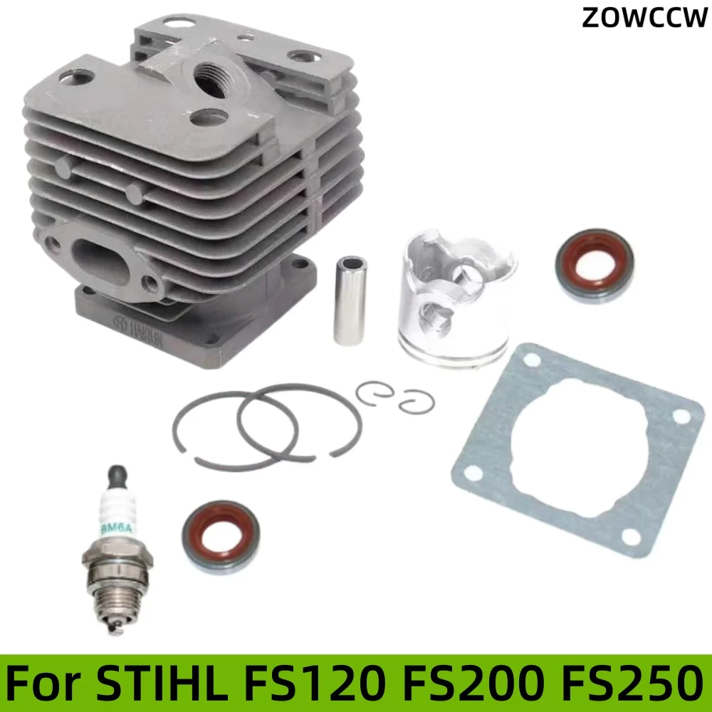 35mm Cylinder Piston Kit Brush Cutter Trimmer Spare Parts For STIHL FS120 FS200 FS250 Trimmer Parts