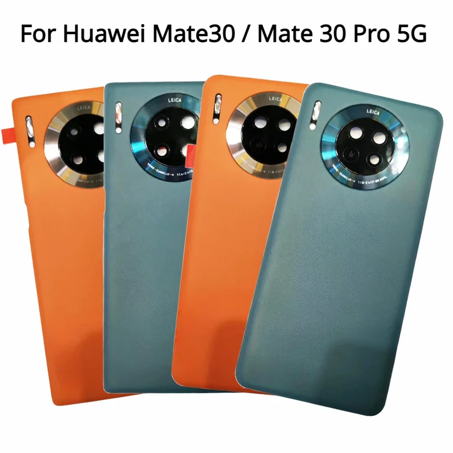 

High-quality For Huawei Mate30 / Mate 30 Pro 5G Battery Cover Back Rear Cover Housing Shell Door Case With Camera Glass Lens