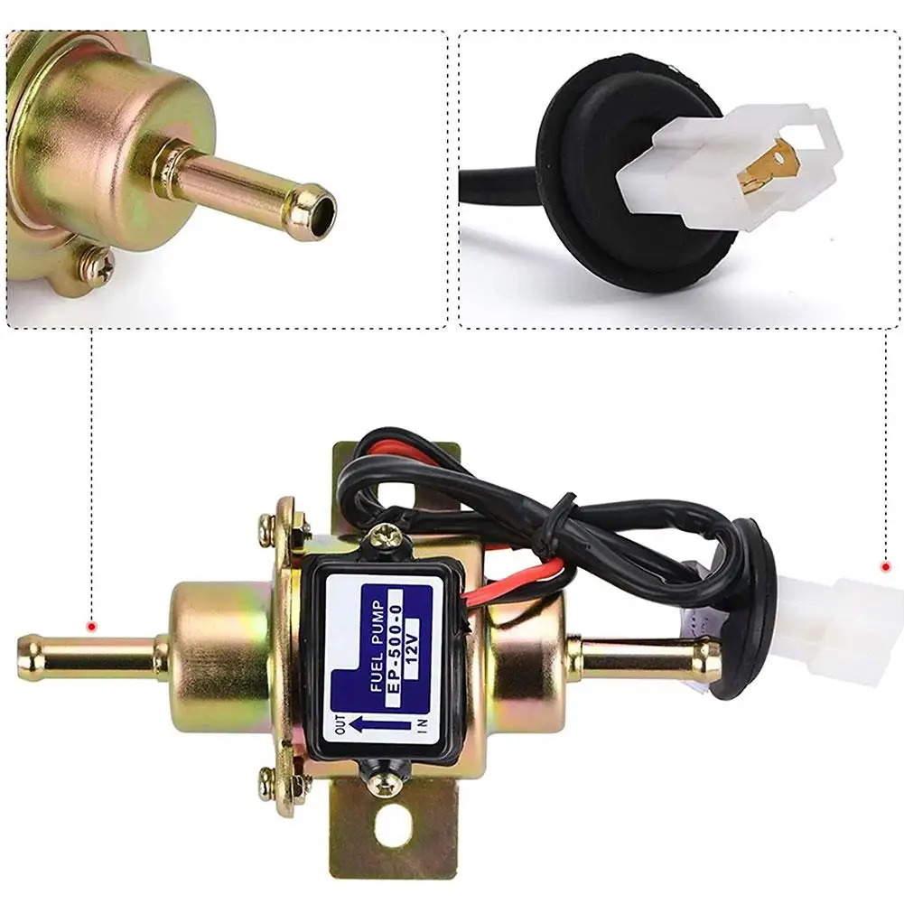 Universal Electric Car Fuel Pump Diesel Petrol Gasoline 12V For Kubota For For Cub Cadet EP500-0 EP-500-0 FP7901-017