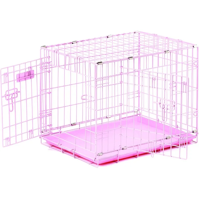 

Petmate "ProValu," Double Door Dog Crate Pink