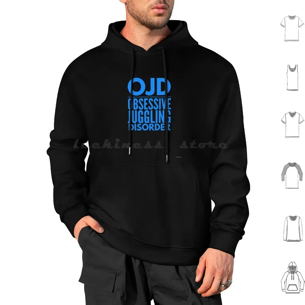 Ojd شعوذة اضطراب مضحك تصميم هوديي قميص قطني بكم طويل شعوذة السيرك الدراجة الهوائية الأحادية العجلة مهرج شعوذة مضحك شعوذة الكرة