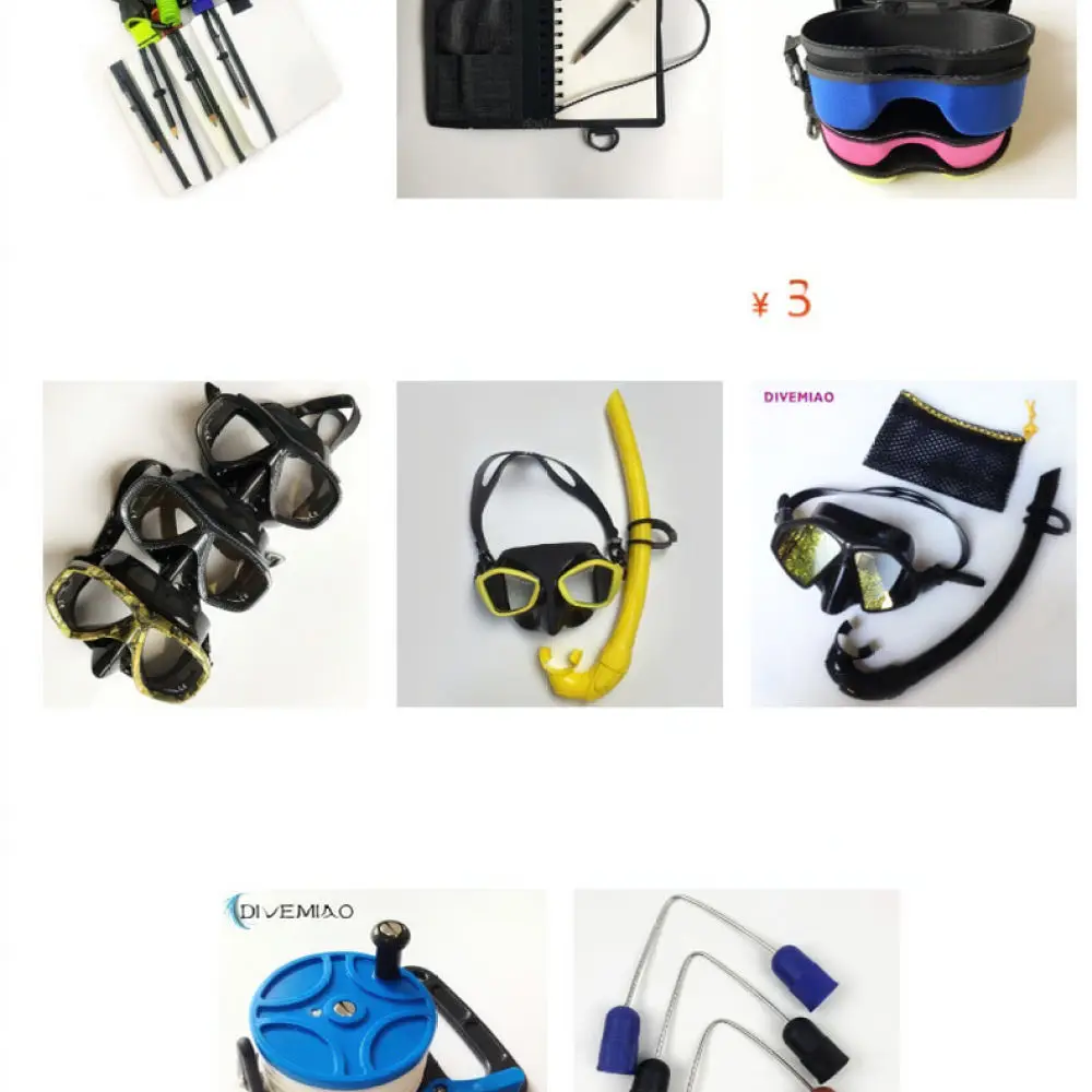 Large Underwater Writing Slate For For Divemiao Scuba Diving Tablet Board With Quick Release Hook And Coil Gear