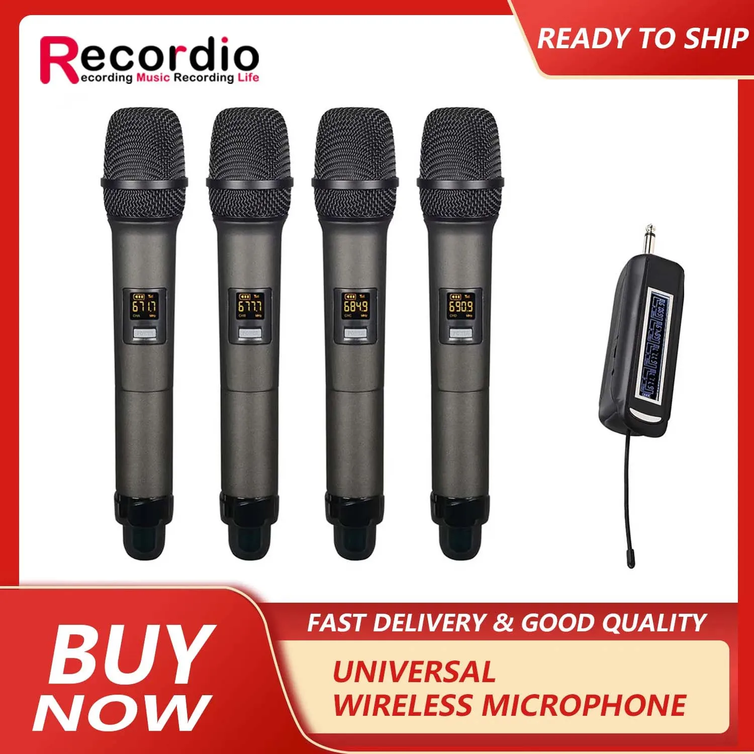 

GAW-RM70 Pro Audio Hot Sale Professional UHF Wireless Microphone System For Stage And Karaoke Handheld Microphone