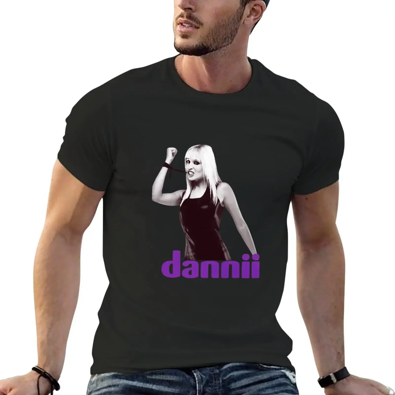 New DANNII MINOGUE T-Shirt hippie clothes cheap stuff plain shirts graphic men graphic t shirts