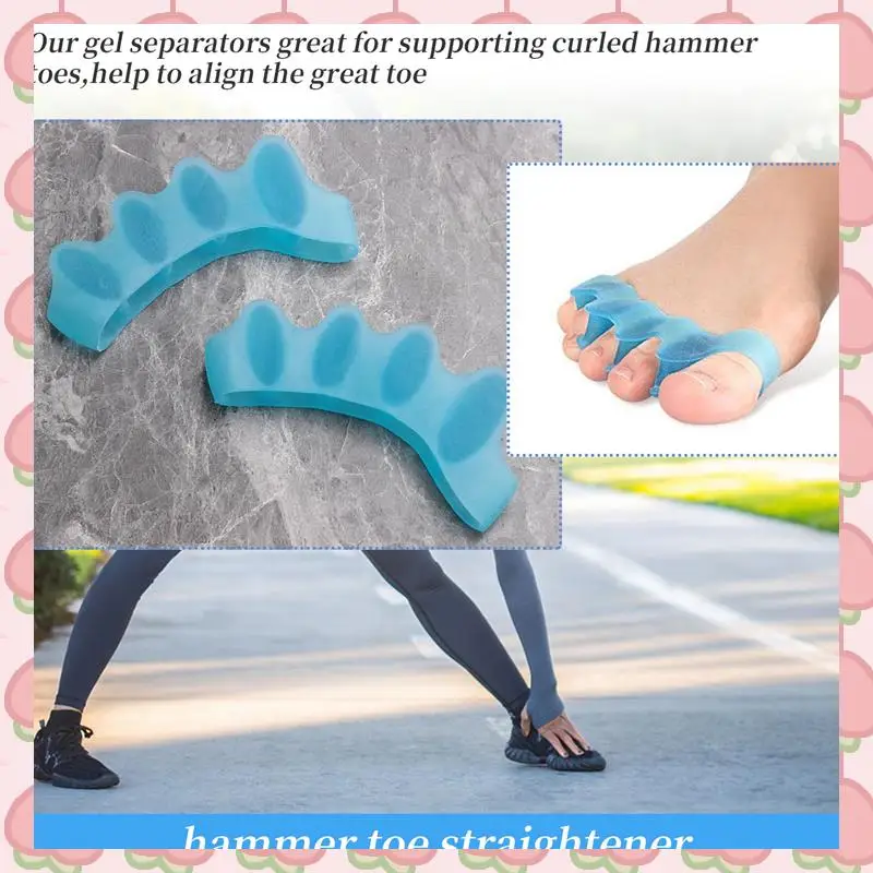 مصحح N18R، فاصل أصابع القدم، واقيات تخفيف الياقوت مادة جديدة من الجل المطرقة لأصابع القدم، فواصل أصابع القدم، نقالات أصابع القدم، لـ