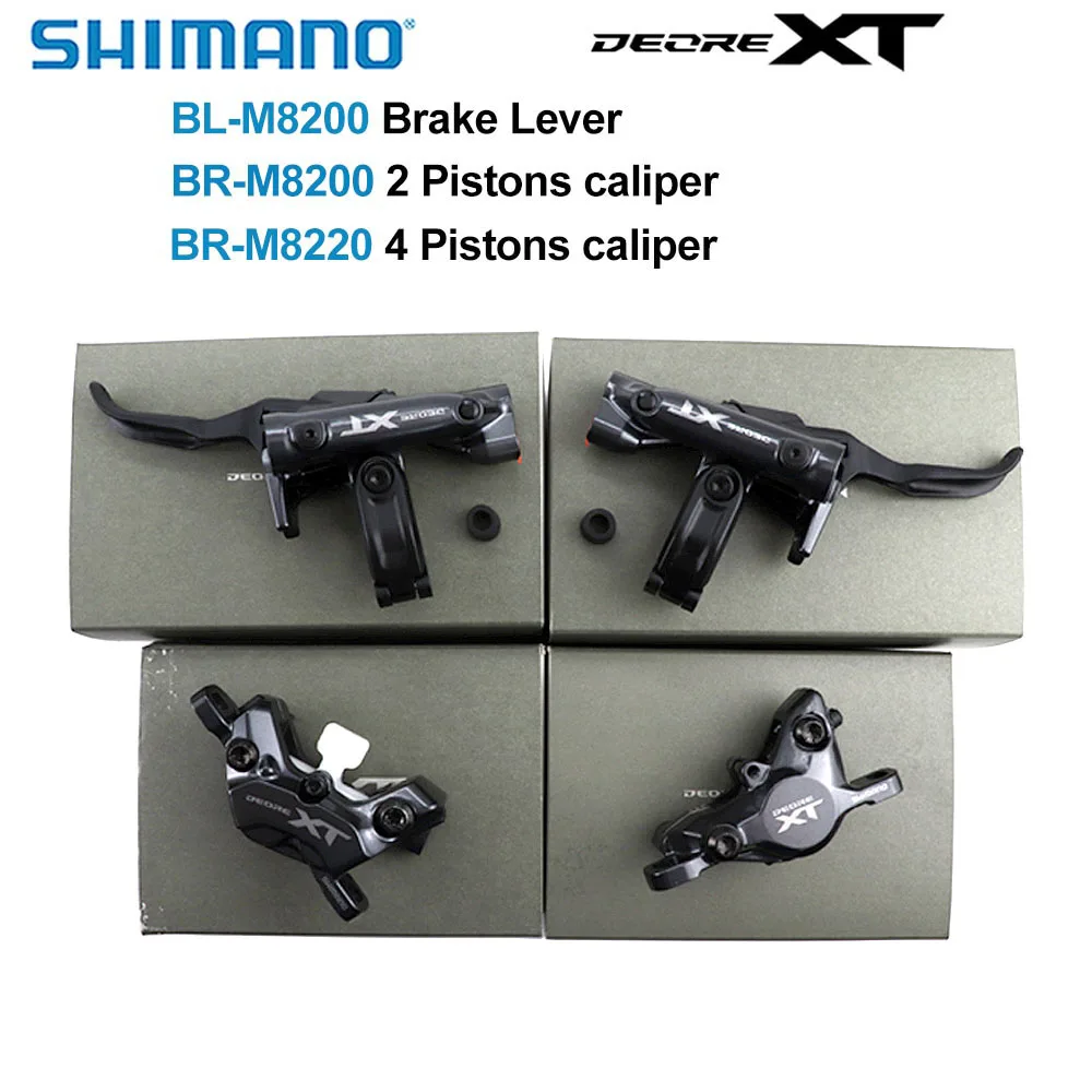 

Shimano Deore XT M8200 Brake Lever Hydraulic Disc M8220 4 Pistons M8200 2 Pistons caliper MTB Mountain Bike accessories Original