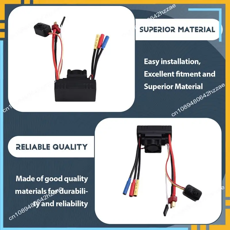 

Лучший 60А водонепроницаемый бессенсорный бесщеточный ESC 2-3S для 1/10 1/12 1/14 1/16 RC автомобиля F540 3650 бесщеточный двигатель T Plug