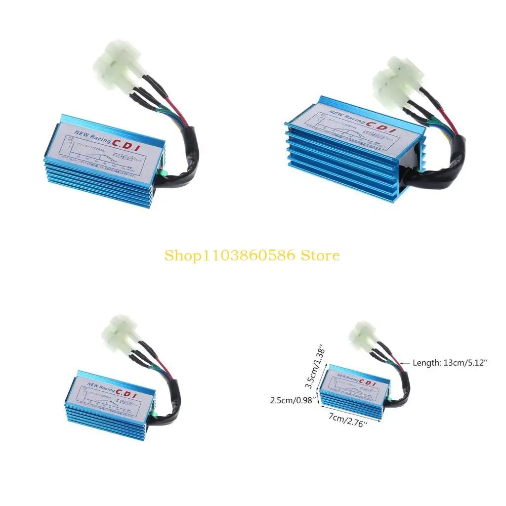 

242A 6 Pin Racing CDI GY6 Round Pin Ignition Box For 50cc 90cc 110cc 125cc 150cc 2 stroke Engine Moped Scooter ATV Quad