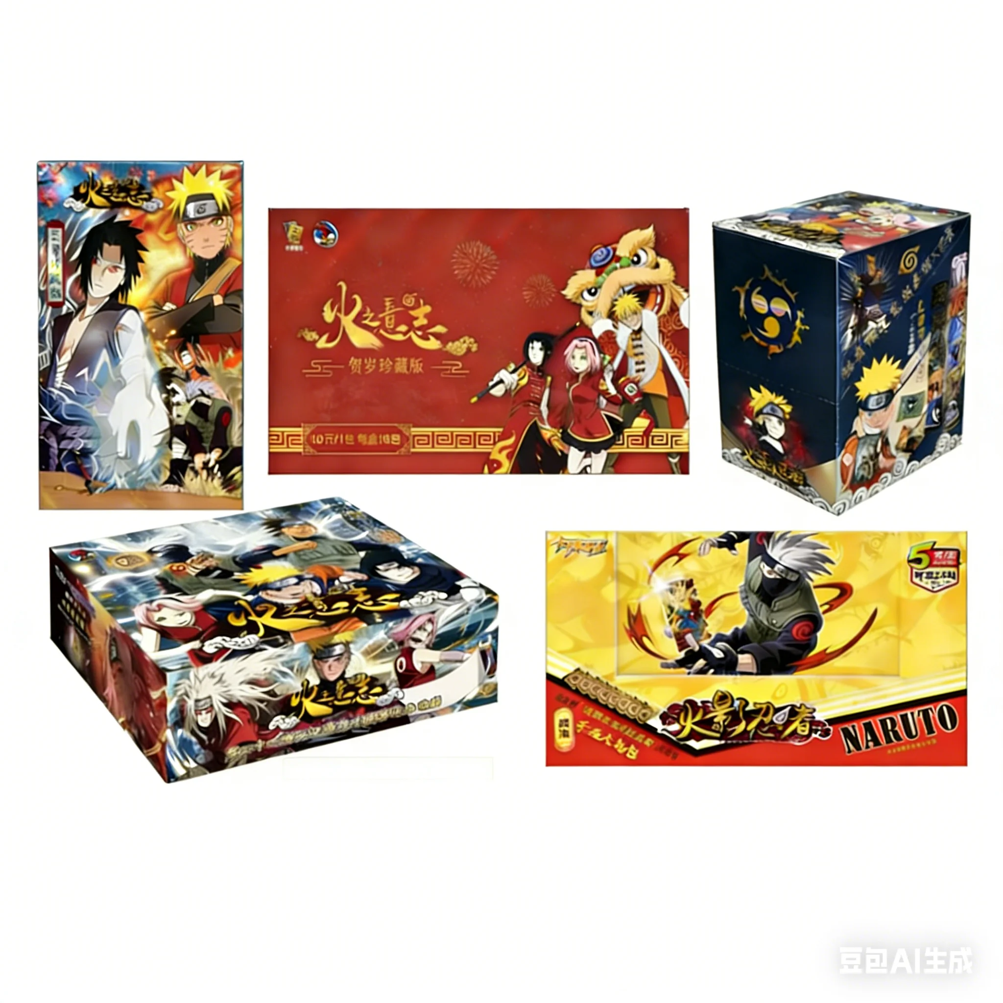 

Naruto Complete Series Card Booster Box Will of Fire Uzumaki Anime Rare Collection Cards Children Toy Gifts
