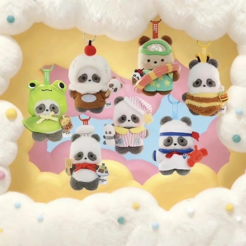 52TOYS Mystery Box Panda Roll Happy Weeken, Blind Box,  Plush Toy Action Figure randomCollectible Toy Desktop Decoration Gift