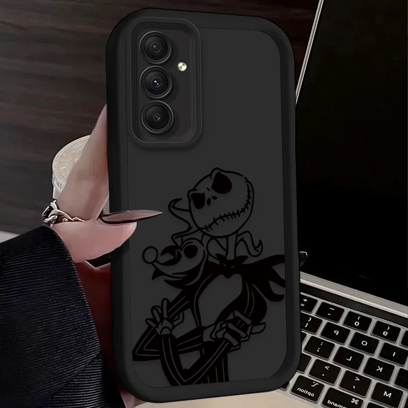 Disney The Nightmare Jack Phone Case for Samsung Galaxy A55 A35 A25 A15 A05 A05S 5G A24 A13 A23 A12 A22 A32 A52 A52S A71 A72 A51