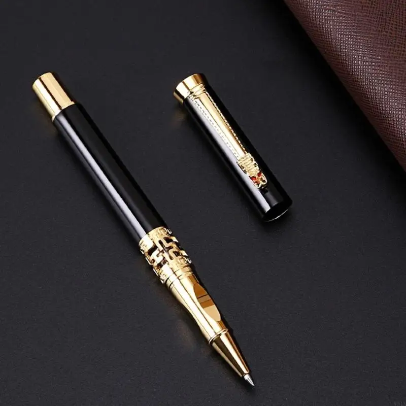 W91A ทองแดงทองแดงลูกกลิ้งลูกบอล Ballpoint Pen Business Men เขียนปากกาปากกา