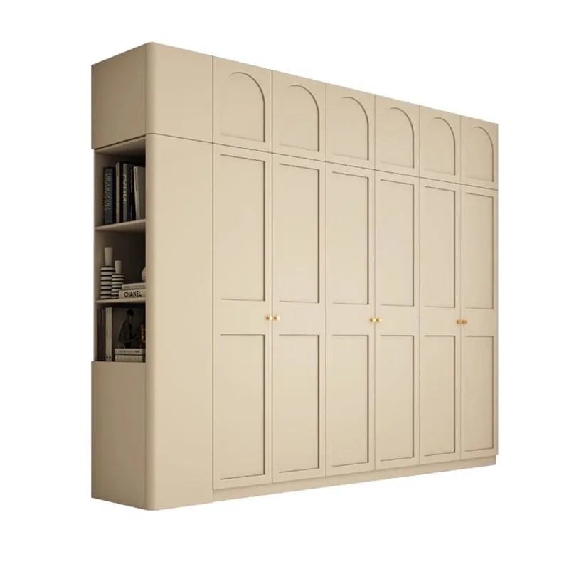 Modern Luxury Wardrobe Clothes Storage Wooden Bedroom Wardrobe Organizer Portable Armario Ropero Dormitorio Home Furniture