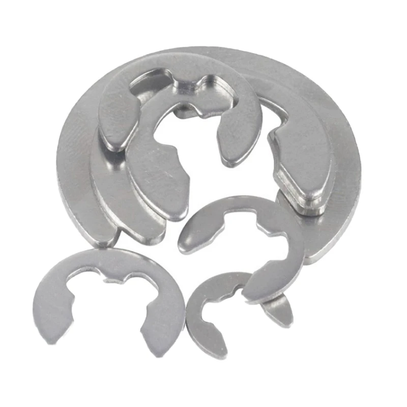 

100pcs M1.2 M1.5 M2 M4 M6 M7 304 Stainless Steel Shaft External Retaining Ring E Clip Snap Circlip Washer Assortment Kit