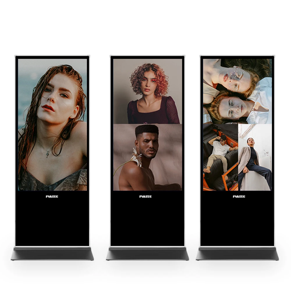 Il dispositivo pubblicitario più venduto 2023 Touch Screen Lcd Pubblicità Player Quiosco da pavimento