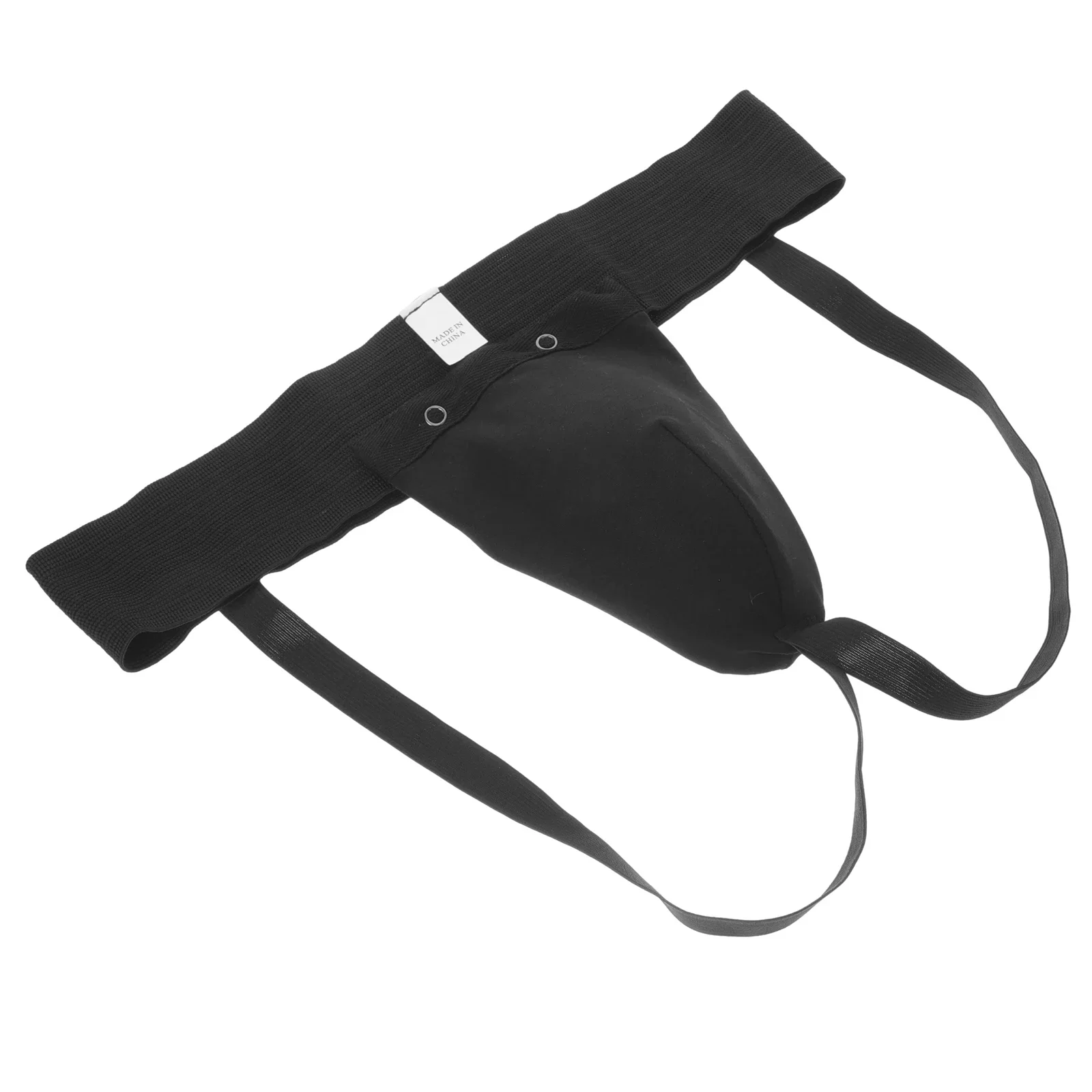 

Men Sports Groin Protector Breathable Crotch Guard Elastic Waist B Training Boxing Equipment Reusable Pant Pad