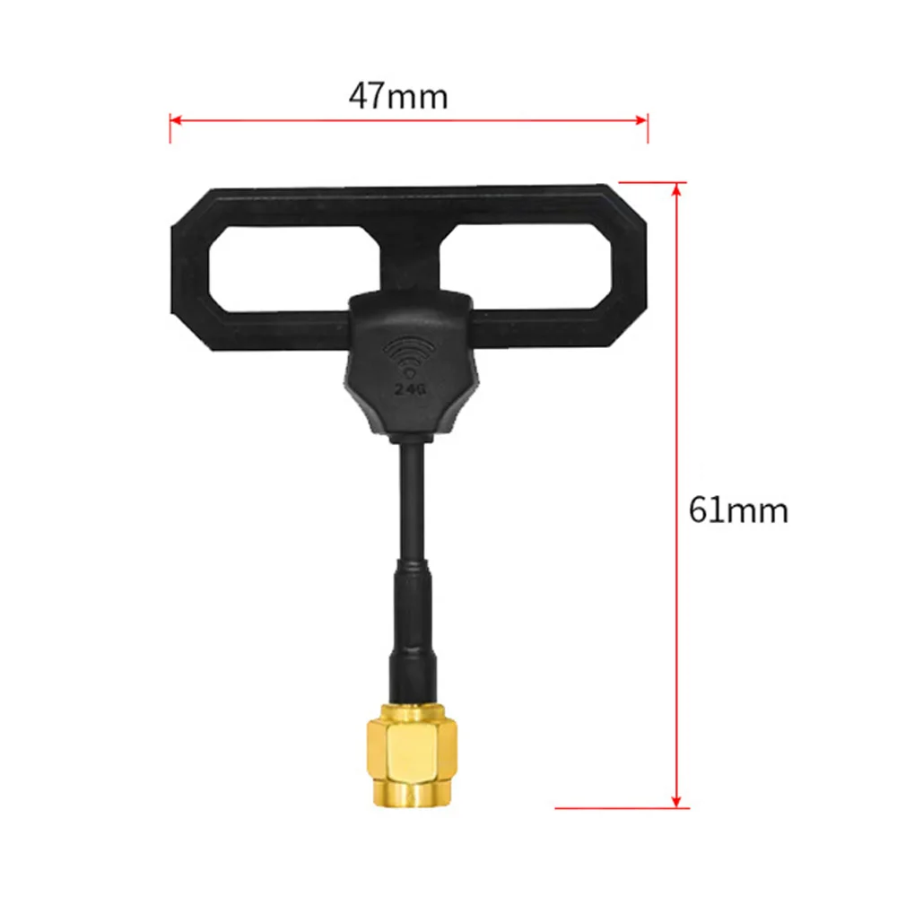 Antenne FPV longue portée, 2.4G, 2.4G, gain élevé, pièces de importateur longue portée pour machine à traverser