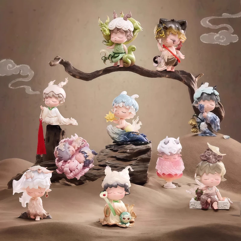 

Heyone Mini, новый национальный стиль, горная река, прослушивание звука возврата, серия, слепая коробка, фигурки, модные загадочные подарки