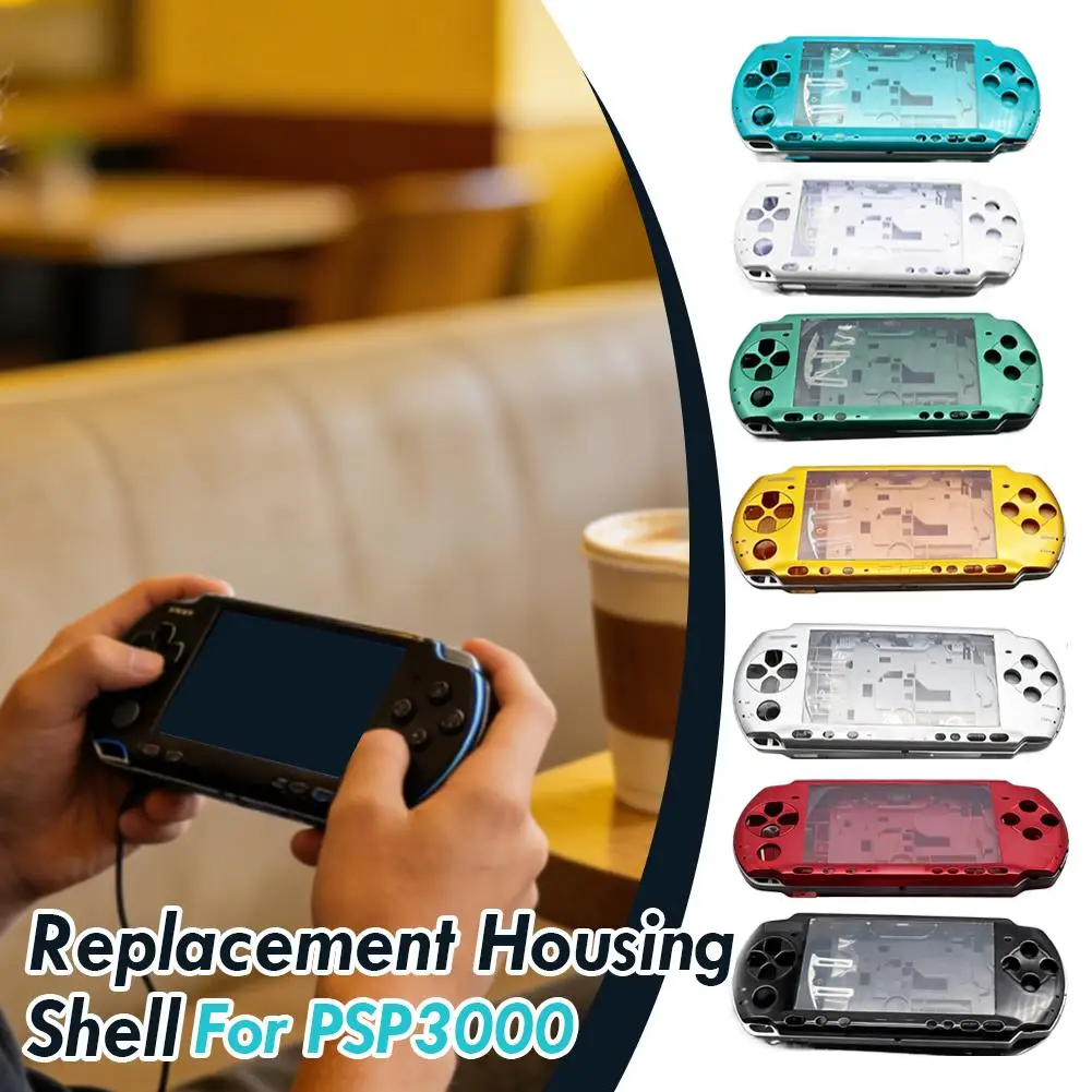 Premium Full Housing Shell For PSP 3000 Complete Replacement Case Set Repair Parts Protective Kit Game Console Accessories