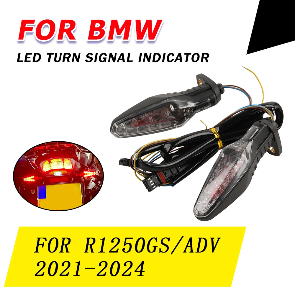 

For BMW R1250GS ADV R 1250 GS Adventure R1250 GS 1200GS 2023 2024 Motorcycle LED Turn Signal Rear Brake Tail Light Flashing Lamp