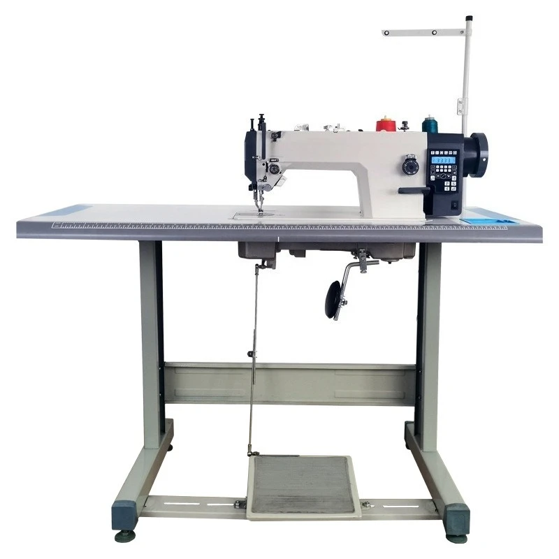 

Automatic synchronization computer synchronization sewing machine thick material leather car luggage cutting line flat car