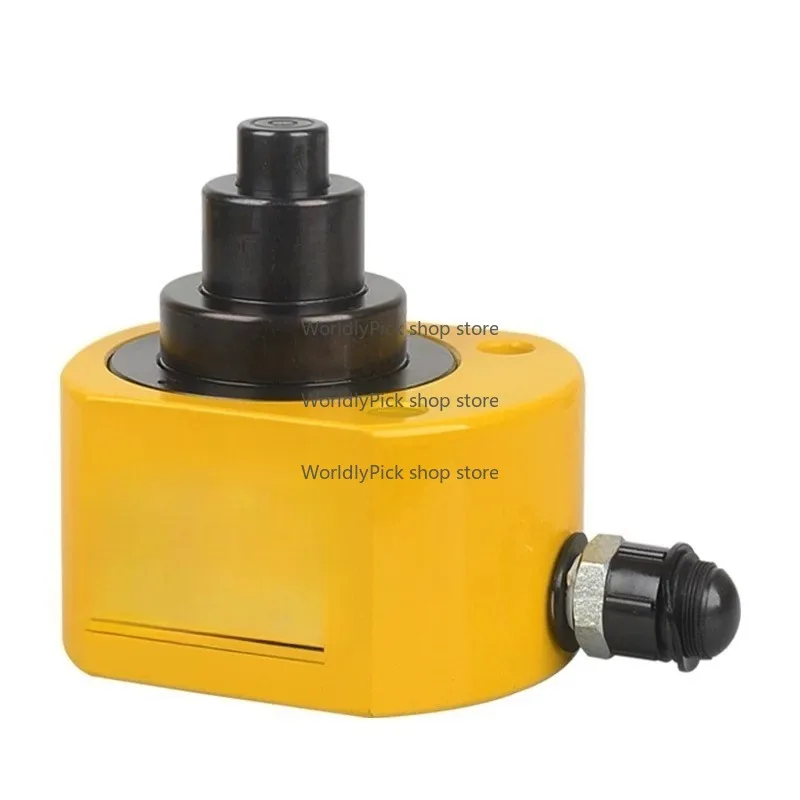 

Portable 50T Hydraulic Ram Cylinder Jack Low Profile 10T-100T Multi-Section Stroke 24-69mm Steel Lifting Tools With Manual Pump