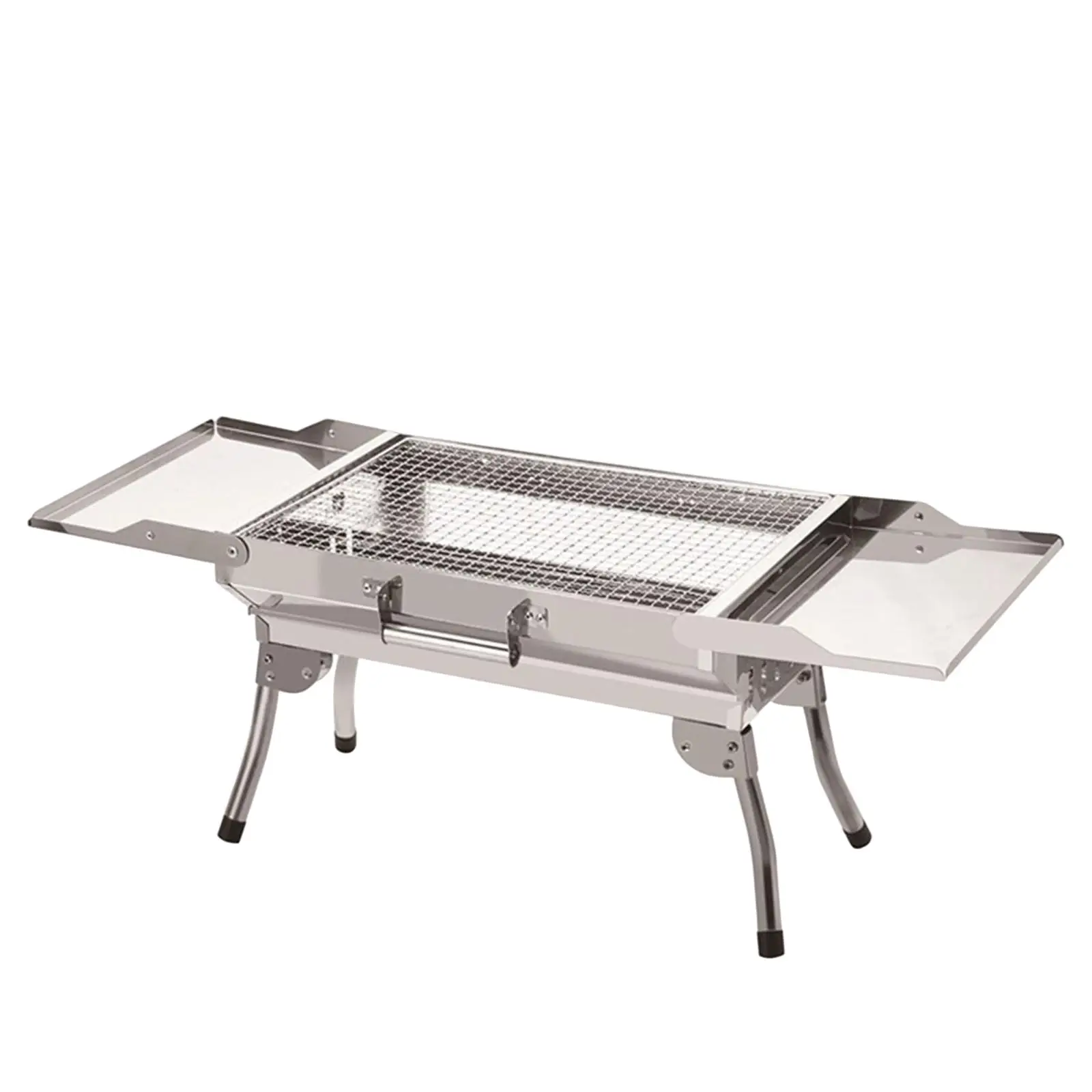 BBQ Stove Stainless Steel Barbecue Charcoal Grill for Hiking Backpacking