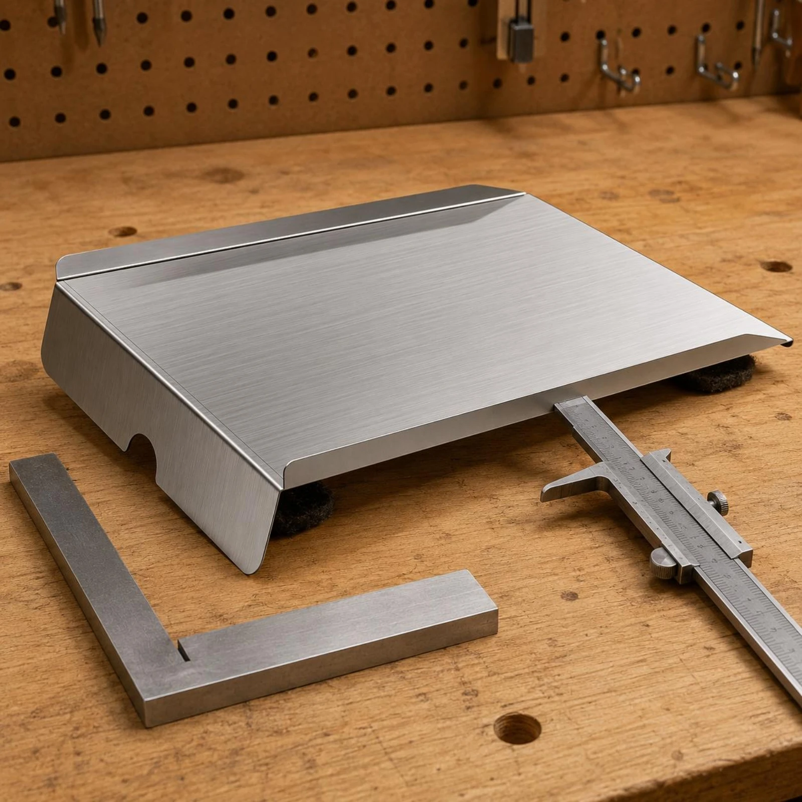 Grill Heat Baffle Raised Edges Stainless Steel Grease Tray Rectangular Metal Panel Front Cutout