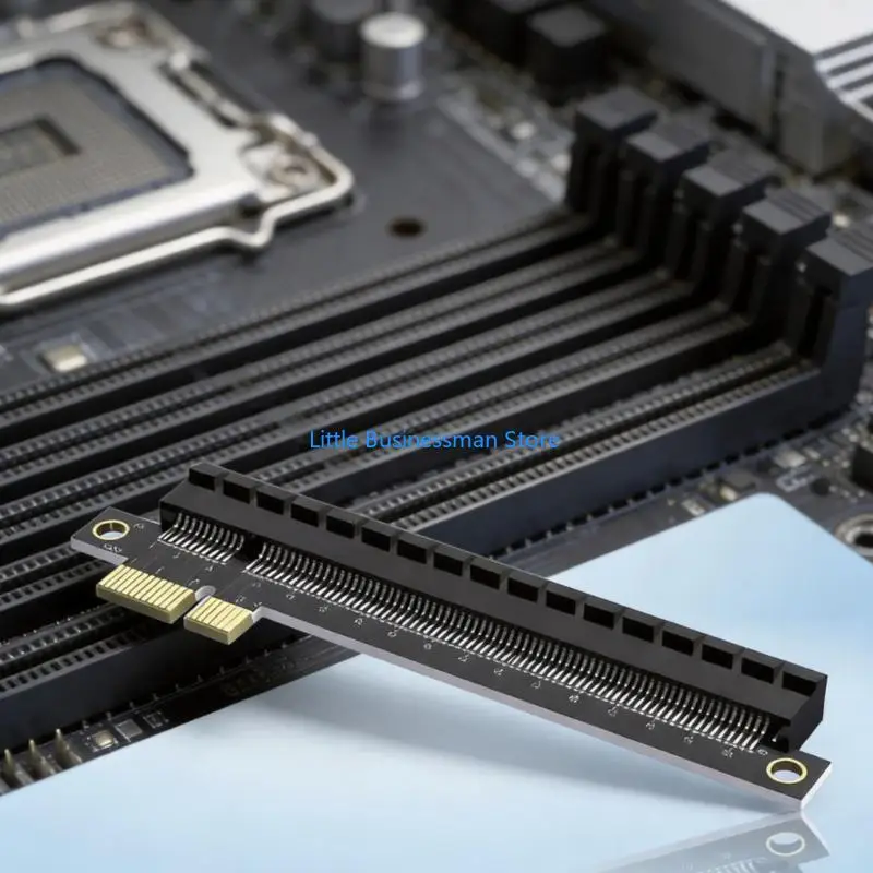 Goldkontakt-PCIe-X1-zu-X16-Steckplatz-Adapterkarte für interne PC-Kartenverwendung M76A – Detail 3