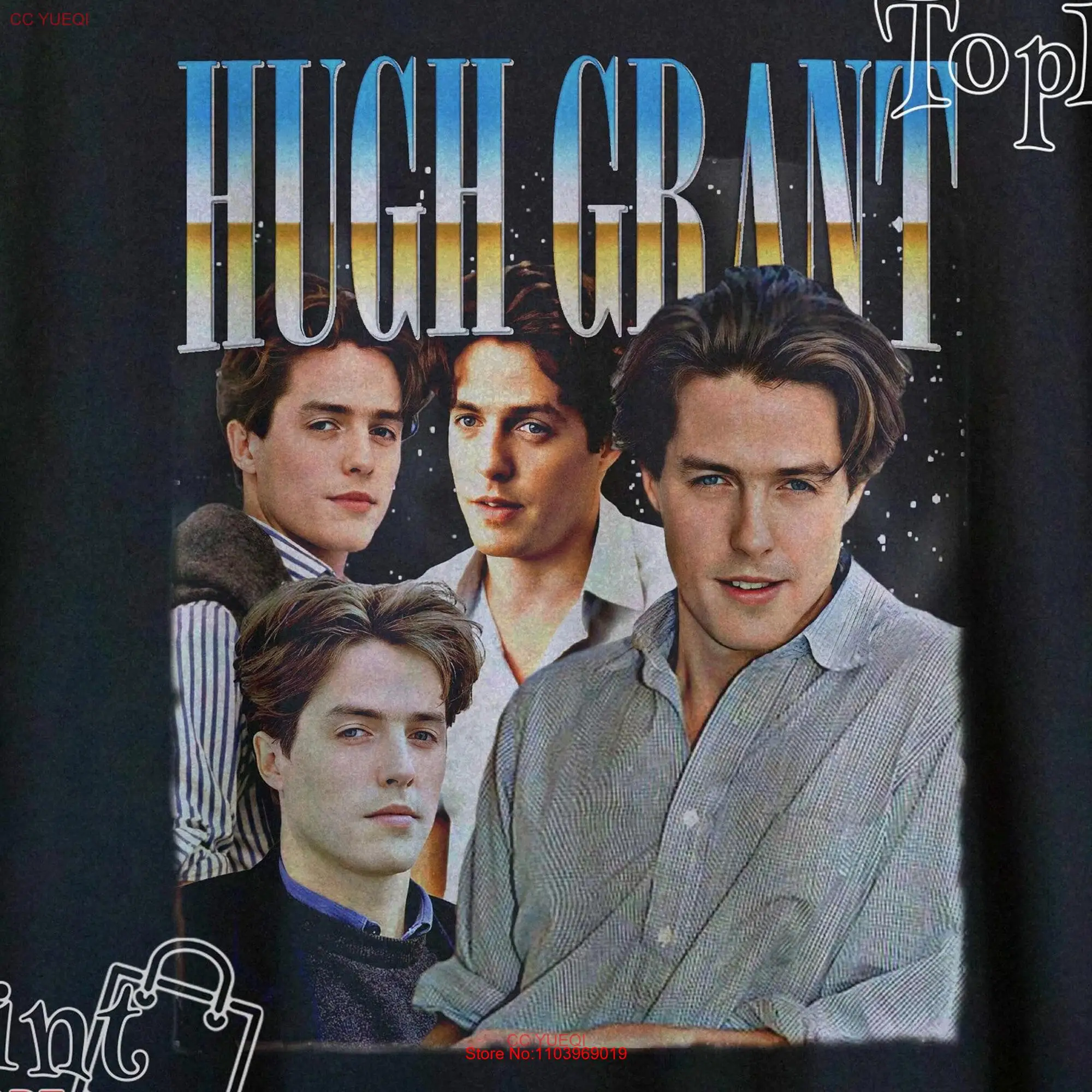 Футболка HUGH GRANT, винтажная, с длинным или коротким рукавом, с джентльменами, Джулией Робертс, фанатом британского актера Бриджет Джонс, дневник