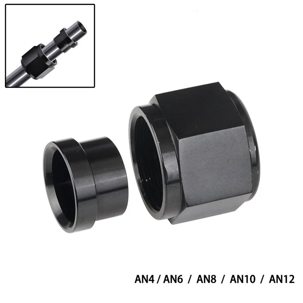 

Automotive Modification Accessories Joint OD Aluminum Tube Nut And Sleeve Combination Kit Internal Thread Hard