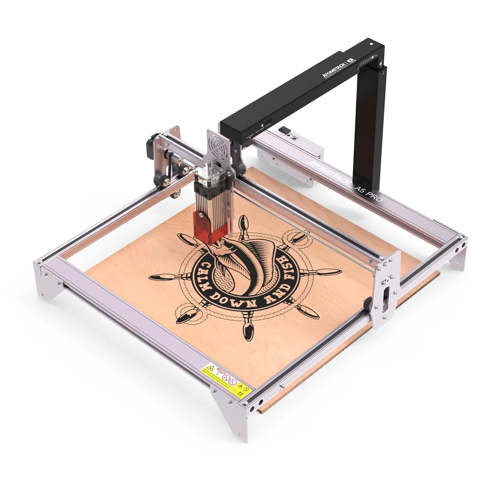 ATOMSTACK A5 PRO Laser Engraving Machine 40W CNC Cutter Engraver for DIY Metal Wood Leather with AC2 Lightburn Camera