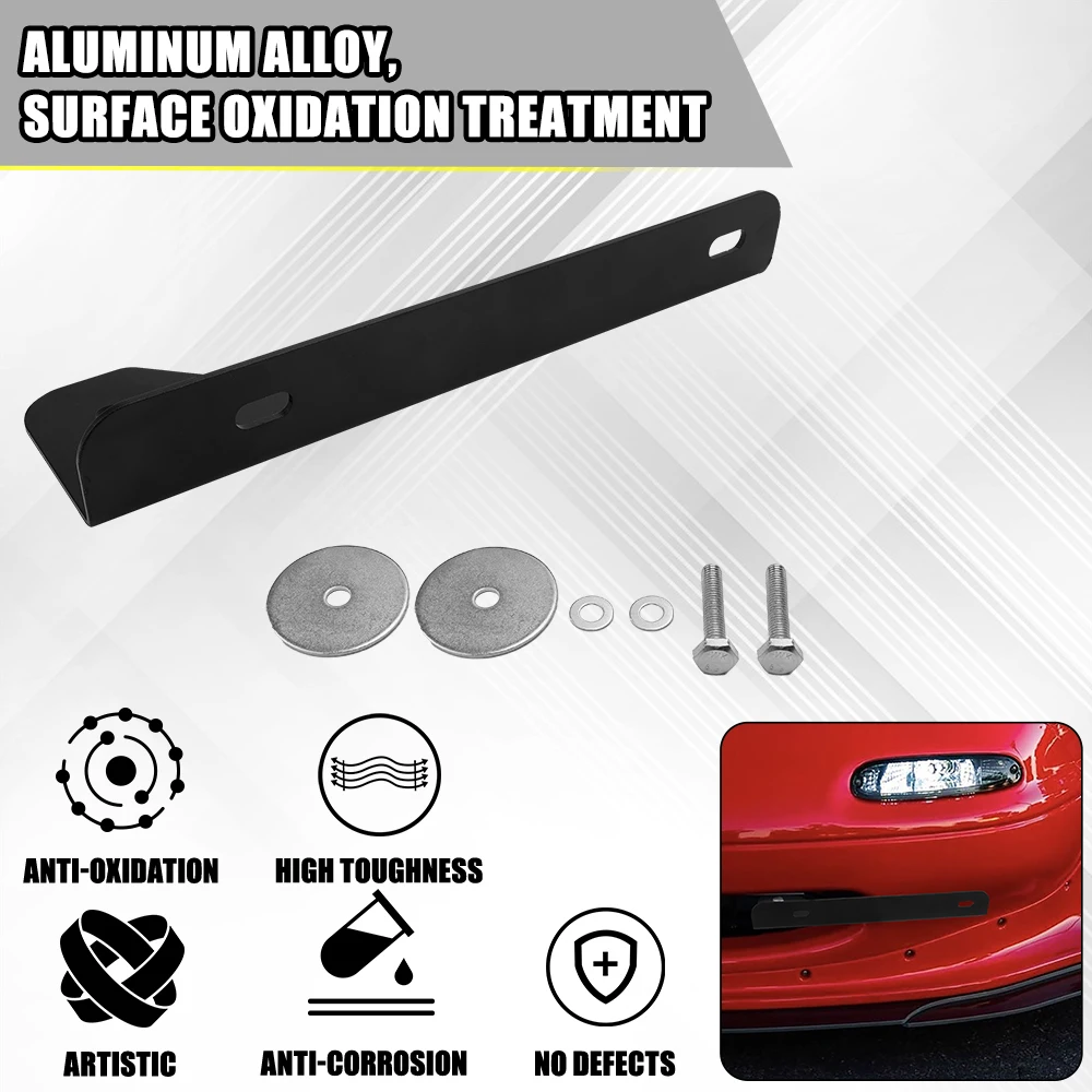 1/2 jeux de supports latéraux en alliage d'aluminium, décalage avant pour Mazda MX5 MK1 MK2 89-00 Eunos