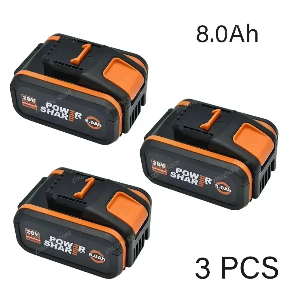 Volts Series 20V 8.0Ah REACELL-batterij, Volts lithium-ion reservebatterij voor draadloos elektrisch gereedschap, Volts 20V batterijaccessoires