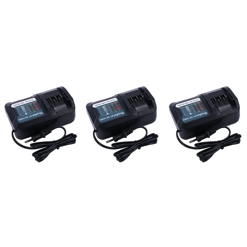 

AA08-3X Fast Lithium Battery Charger For 10.8V 12V Dc10wd / Dc10sb / Dc10wc/Bl1015/ Bl1016 / Bl1021b / Bl1041b Eu Plug