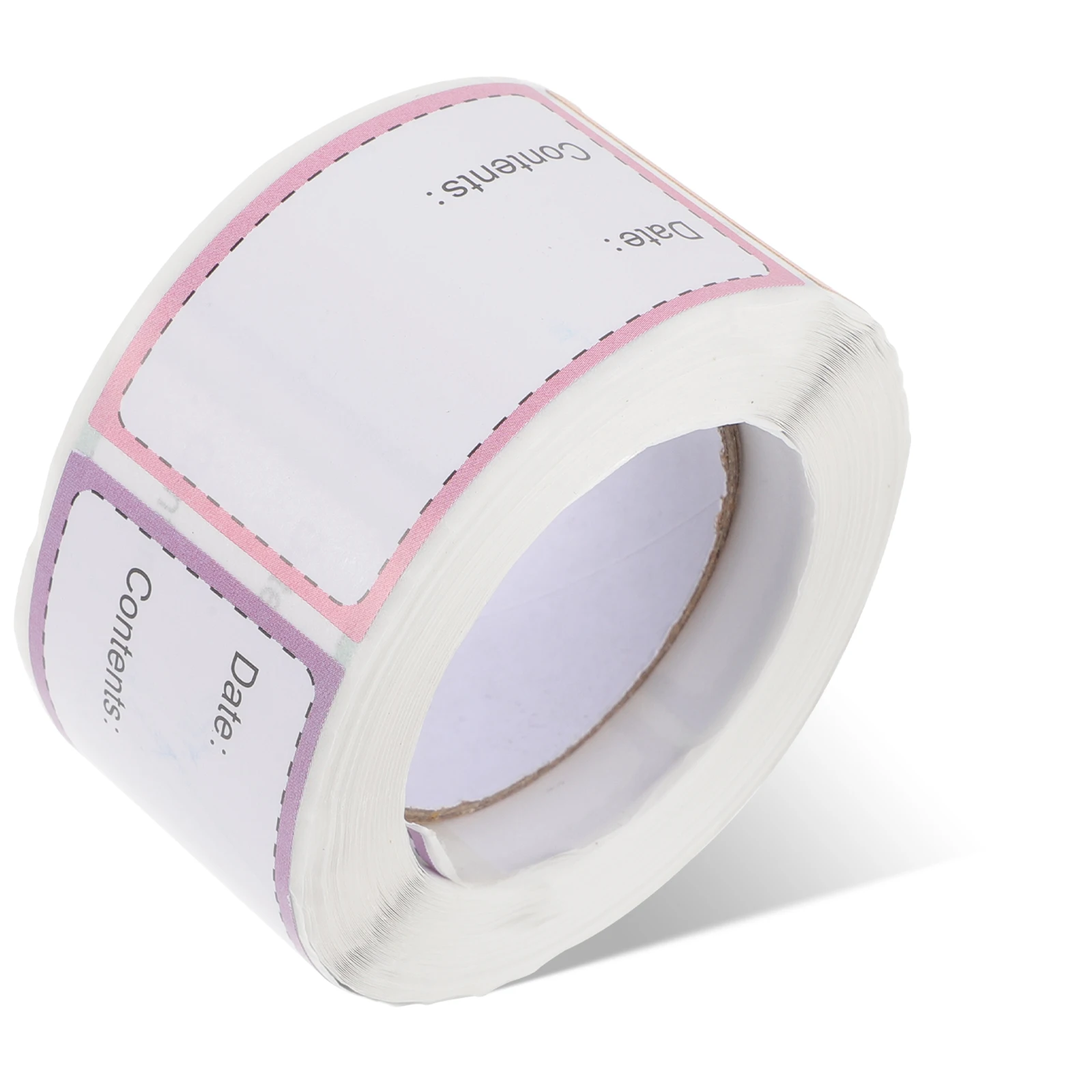 Food Labels Stickers Premium Paper Write on Freezer Labels for Containers Refrigerator Pantry Storage Jars Bottles