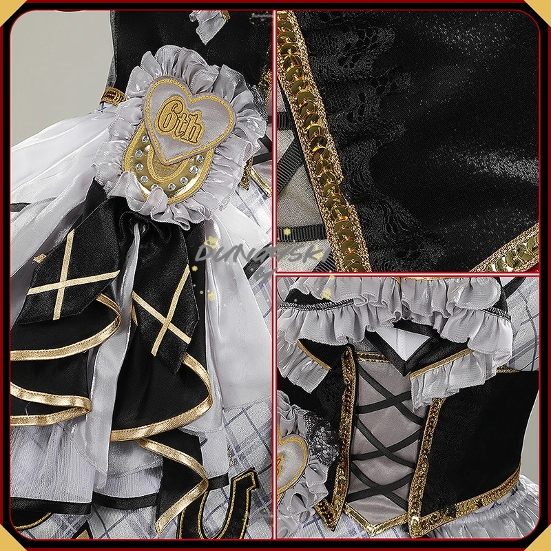 6EVENT الجديد الحدود جميلة ديربي تأثيري حلي جميع الملابس الجديدة أنيمي شخصية الجنية نمط لوليتا فستان الحفلات #3
