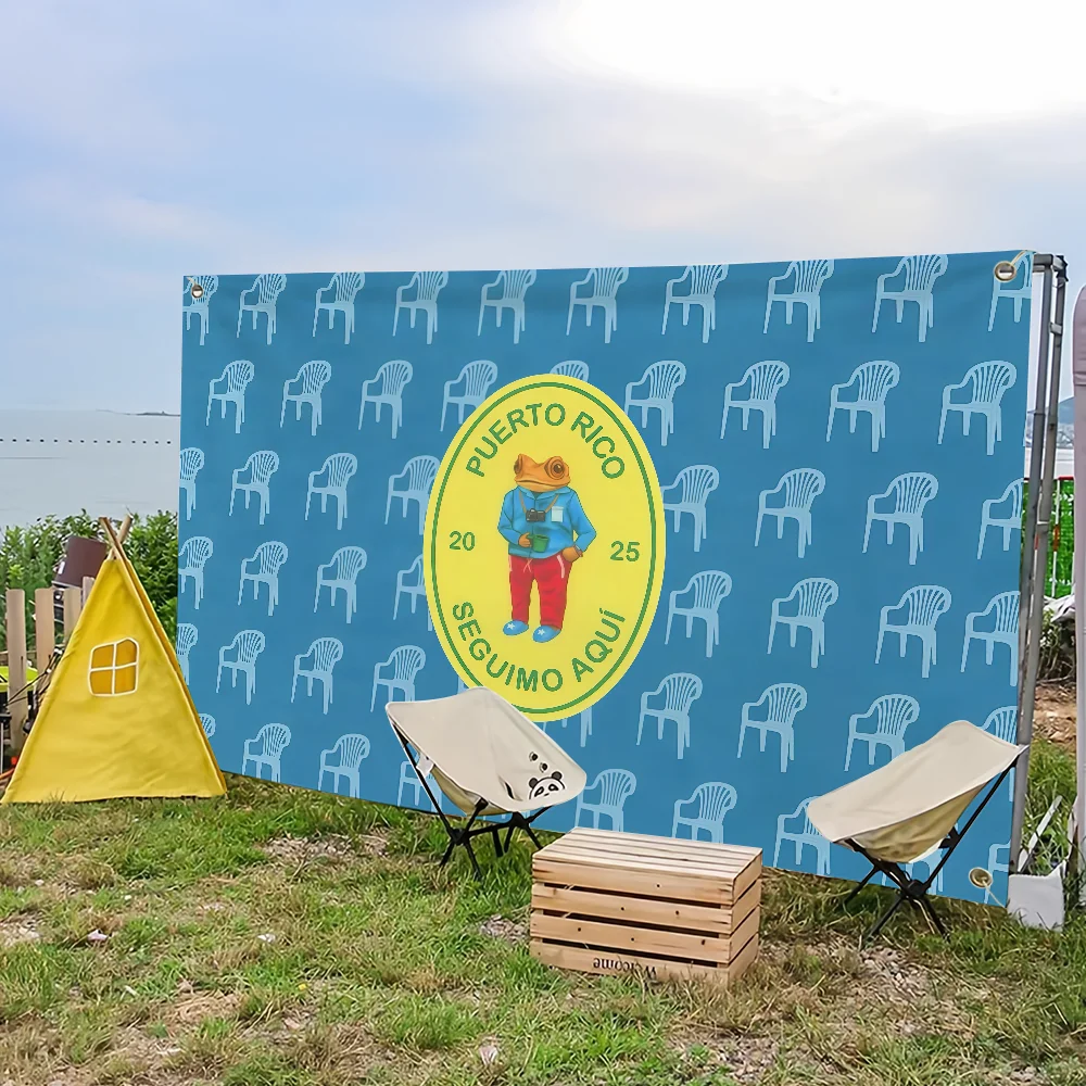 B-Bad B-Bunny Debi Tirar Mas флаг для фото на открытом воздухе, кемпинга, бара, пикника, вечеринки, украшения для дома, баннер