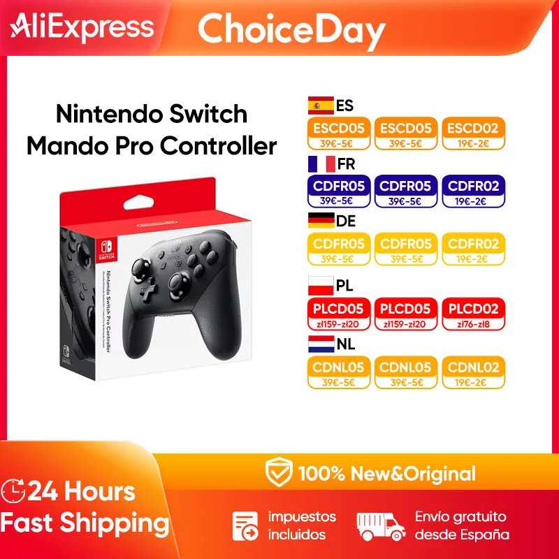Nintendo Switch Mando Pro Controller Drahtloses Bluetooth mit Con-Kabel USB für Nintend Switch