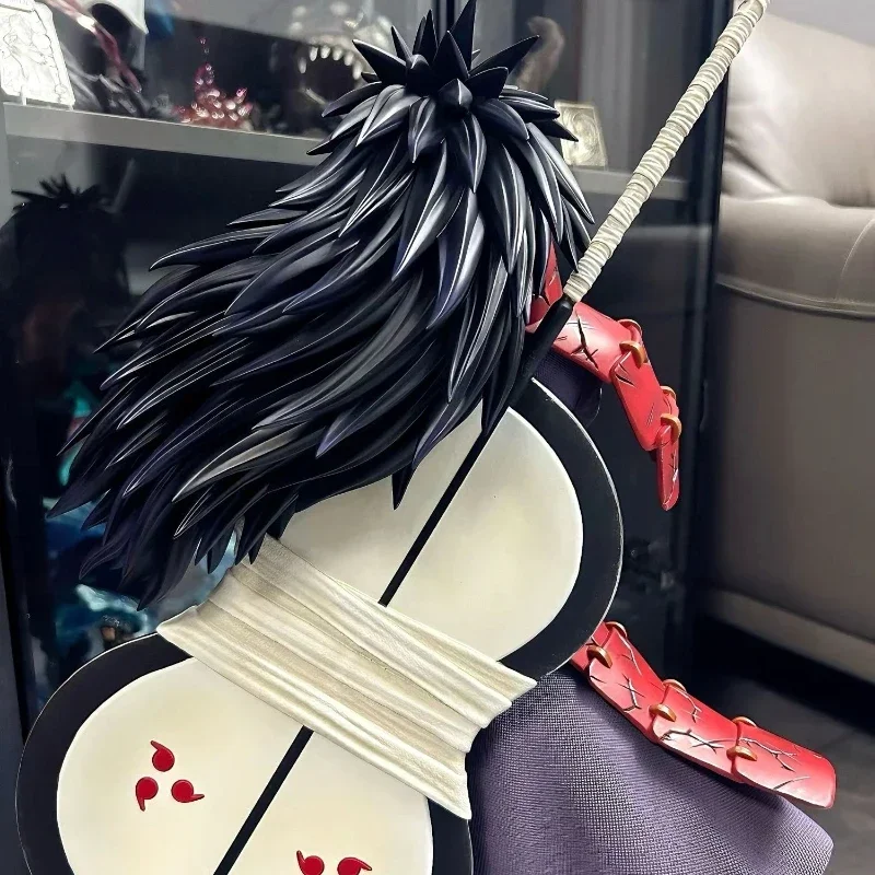 43 cm Naruto Anime Figuur Uchiha Madara Action Kan Glow Figuur Anime Collection Serie Desktop Ornamenten Vakantie Cadeau Kind Speelgoed