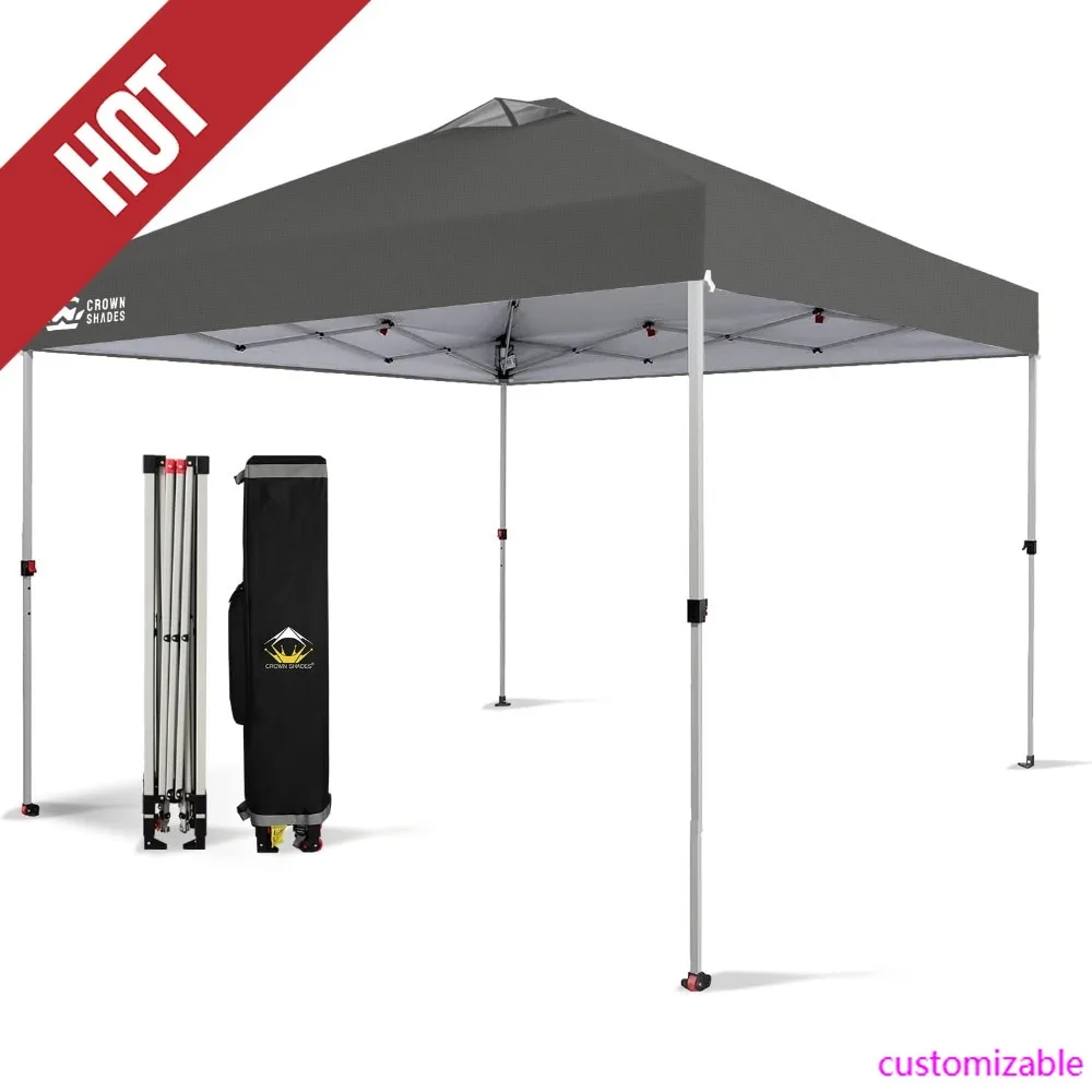 

New Product-10x10 Pop Up Canopy - Beach Tent With One Push Setup - Easy Outdoor Sun Shade Shelter For Events, Parties - Gazebo W