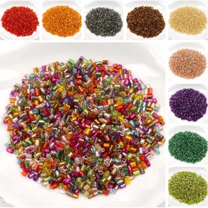 Ouro e prata cor 2mm 3mm 4mm contas de espaçador de vidro de cristal, grânulos de semente checa para jóias artesanais diy bluv03x 11 principais vendas contas tcheca - №4
