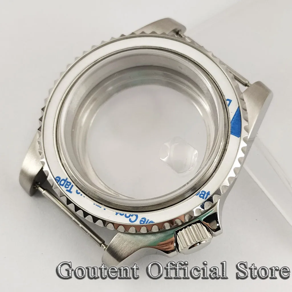 

Goutent 40mm Sapphire Glass 3.8 O'clock Watch Case Fit NH35 NH36,DG2813/3804 Miyota 8215 821A ETA 2836 2824 PT5000 Movement