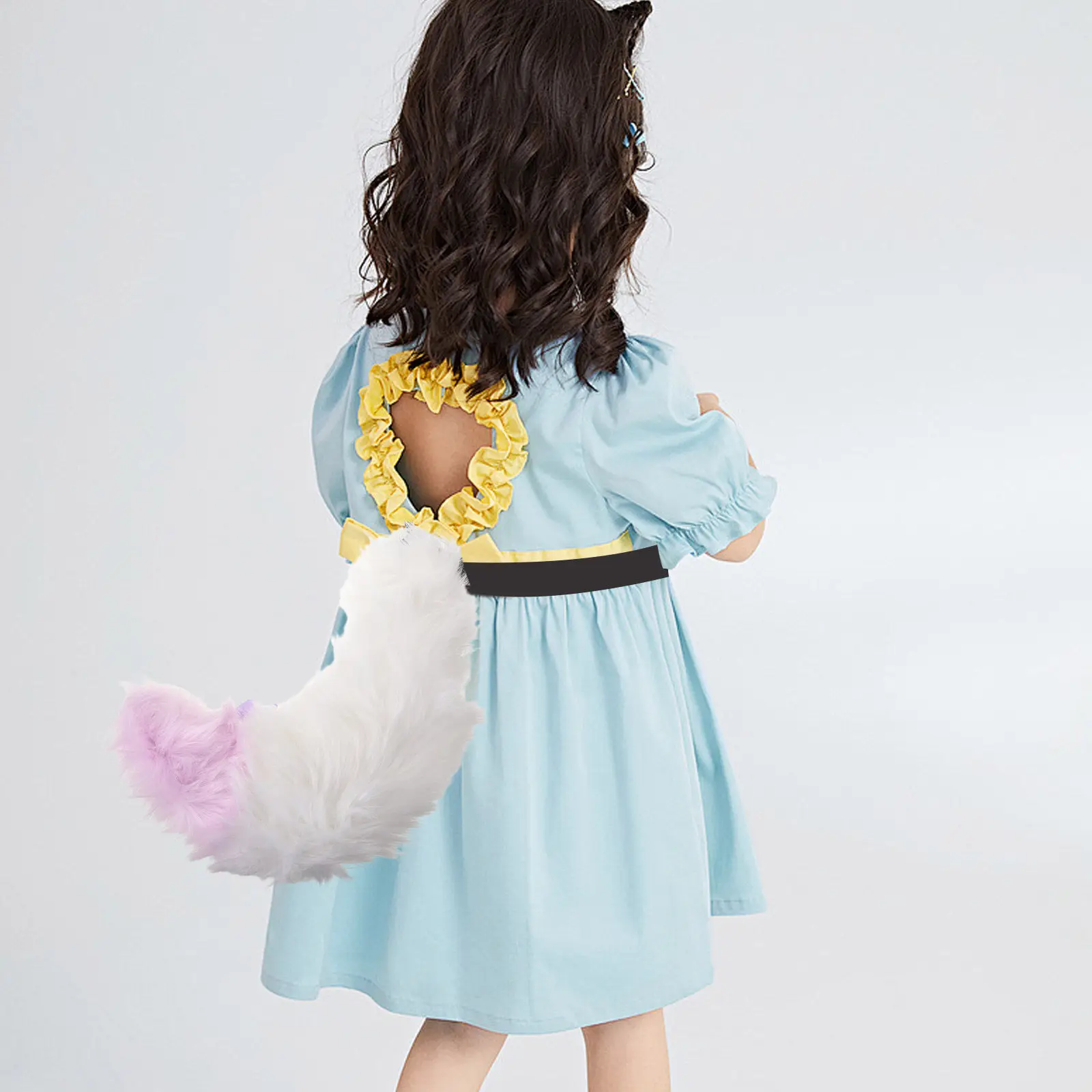 

Регулируемый реалистичный лисий хвост на ремне – аксессуар для костюма животного, реквизит для косплея, Хэллоуина, карнавала, вечеринок, веселых мероприятий